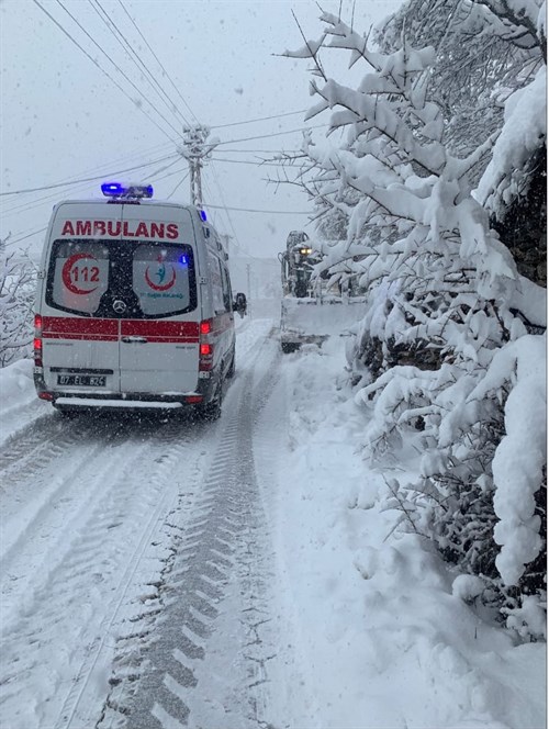 Gündoğmuş'ta Kar ve Yapılan Çalışmalar